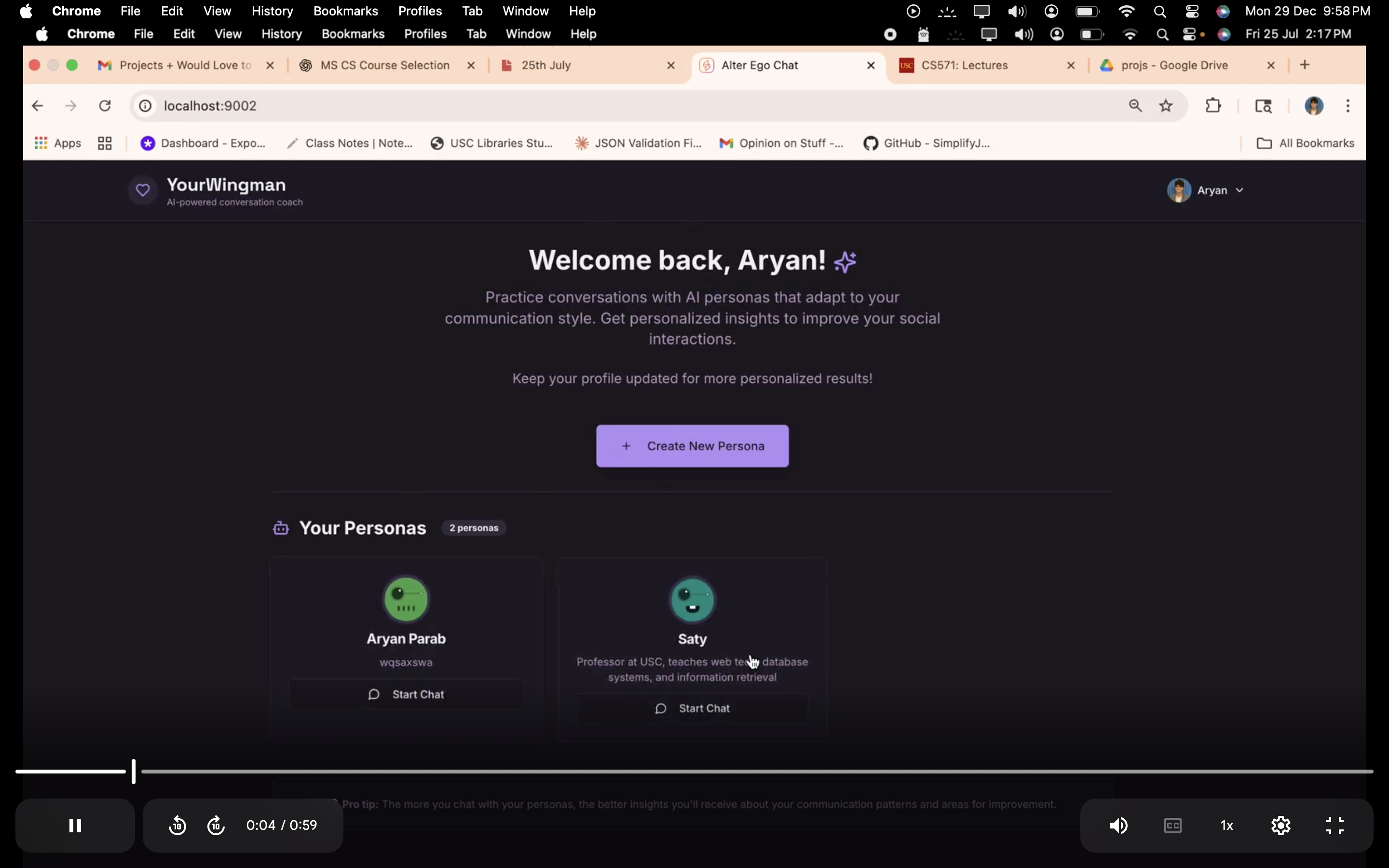 Alter Ego – Persona-Based AI Agent Platform